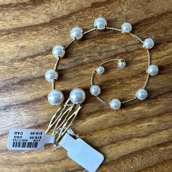 Hair chain with pearls - Picture 3 of 3